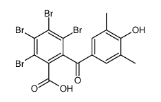 2,3,4,5-tetrabromo-6-(4-hydroxy-3,5-dimethylbenzoyl)benzoic acid结构式