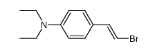 4-(2-bromovinyl)-N,N-diethylaniline结构式