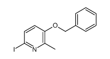 3-(Benzyloxy)-6-iodo-2-methylpyridine结构式