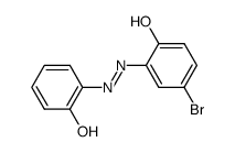 4-bromo-2,2'-azo-di-phenol结构式
