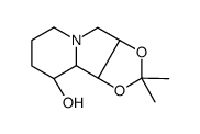 1,2-ISOPROPYLIDENE SWAINSONINE结构式
