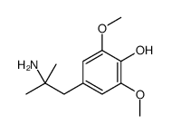4-(2-amino-2-methylpropyl)-2,6-dimethoxyphenol结构式
