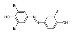 2,6,2'-tribromo-4,4'-azo-di-phenol结构式