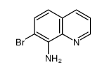 7-bromoquinolin-8-amine结构式
