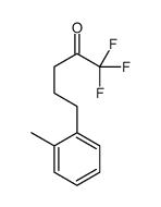 1,1,1-trifluoro-5-(2-methylphenyl)pentan-2-one结构式
