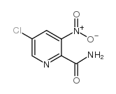 5-氯-3-硝基吡啶-2-羧胺结构式