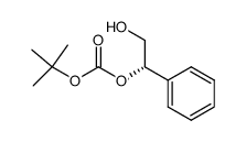 (S)-tert-butyl (2-hydroxy-1-phenylethyl) carbonate结构式