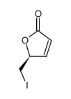 (-)-(S)-5-iodomethyloxol-3-en-2-one结构式