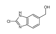 2-氯-1H-苯并咪唑-6-甲醇结构式