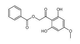 2-benzoyloxy-1-(2,6-dihydroxy-4-methoxy-phenyl)-ethanone结构式