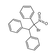 1-bromo-1-nitro-1,2,2-triphenyl-ethane结构式