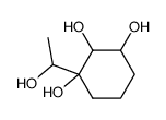 1-(1-hydroxy-ethyl)-cyclohexane-1,2,3-triol结构式