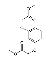 methyl 2-[3-(2-methoxy-2-oxoethoxy)phenoxy]acetate结构式