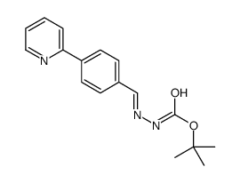 HYDRAZINECARBOXYLIC ACID, [[4-(2-PYRIDINYL)PHENYL]METHYLENE]-, 1,1-DIMETHYLETHYL ESTER结构式