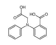 2-[N-(carboxymethyl)anilino]benzoic acid结构式