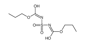 propyl N-(propoxycarbonylsulfamoyl)carbamate结构式