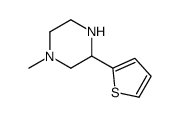 Piperazine, 1-methyl-3-(2-thienyl)- (9CI)结构式