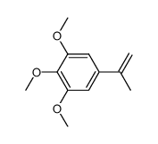 5-isopropenyl-1,2,3-trimethoxy-benzene结构式