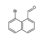 8-Bromonaphthalene-1-carboxaldehyde结构式