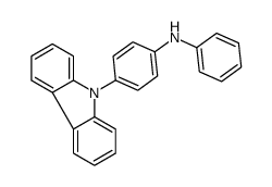 4-咔唑-9-基-N-二苯胺结构式