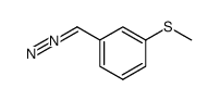 (3-(diazomethyl)phenyl)(methyl)sulfane结构式
