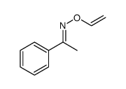 Ethanone, 1-phenyl-, O-ethenyloxime结构式