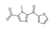 (1-methyl-5-nitroimidazol-2-yl)-thiophen-2-ylmethanone结构式
