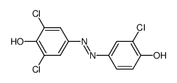 2,6,2'-trichloro-4,4'-azo-di-phenol结构式