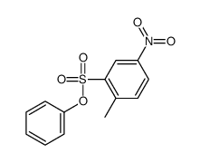 phenyl 2-methyl-5-nitrobenzenesulphonate结构式