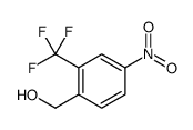 [4-Nitro-2-(trifluoromethyl)phenyl]methanol, 2-(Hydroxymethyl)-5-nitrobenzotrifluoride结构式