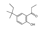 1-(2-hydroxy-5-tert-pentyl-phenyl)-propan-1-one结构式