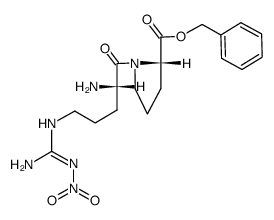 H-Arg(NO2)-Pro-OBzl结构式