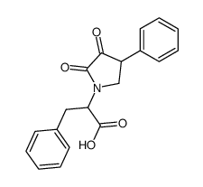 2-(2,3-dioxo-4-phenyl-pyrrolidino)-3-phenyl-propionic acid结构式