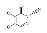 2-cyano-4,5-dichloropyridazin-3(2H)-one结构式