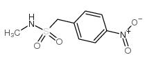 4-硝基-N-甲基苯甲烷磺酰胺结构式