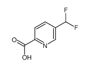 5-(二氟甲基)-2-吡啶羧酸结构式