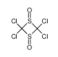 2,2,4,4-tetrachlor-1,3-dithietan-1,3-dioxids结构式