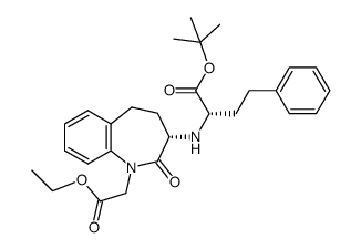 Benazeprilat Ethyl tert-Butyl Diester结构式