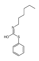S-phenyl N-hexylcarbamothioate结构式