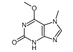 7-methyl-2-hydroxy-6-methoxypurine结构式