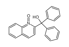 diphenyl(2-quinolyl)carbinol N-oxide结构式