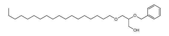 3-octadecoxy-2-phenylmethoxypropan-1-ol结构式