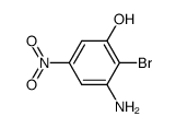 3-amino-2-bromo-5-nitro-phenol结构式