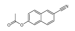 6-acetoxy-[2]naphthonitrile结构式
