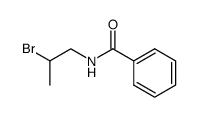 N-(2-bromo-propyl)-benzamide结构式