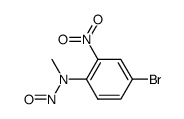 4-bromo-N-methyl-2-nitro-N-nitroso-aniline结构式