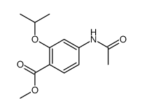 4-acetylamino-2-isopropoxy-benzoic acid methyl ester结构式