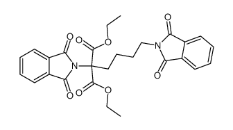 ethyl 2-carbethoxy-2,6-diphthalimidohexanoate结构式