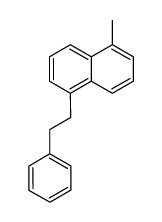 1-methyl-5-phenethyl-naphthalene结构式