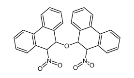 bis-(10-nitro-9,10-dihydro-[9]phenanthryl)-ether结构式